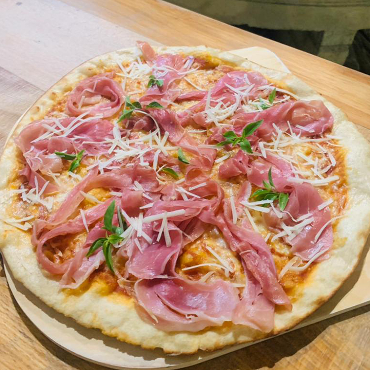 Pizza de serrano