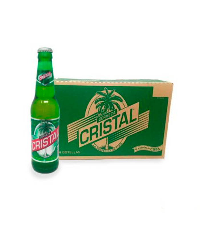 Cerveza Cristal de Botella - Caja 24uni