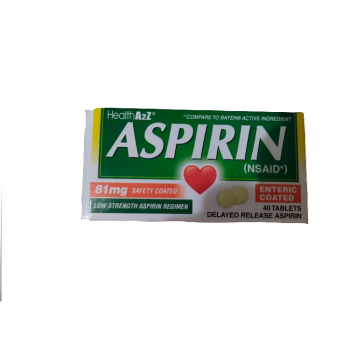 Aspirina - 40 tabletas x 81mg