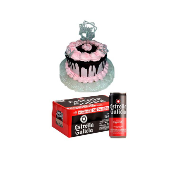 Cake + Caja de Cerveza
