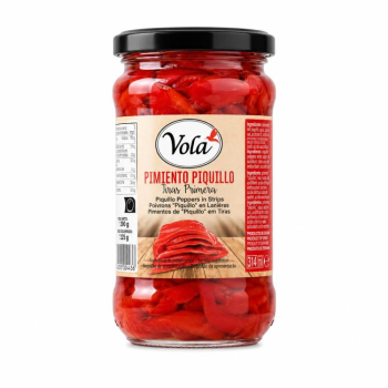 Pimiento piquillo en tiras vola 290 g